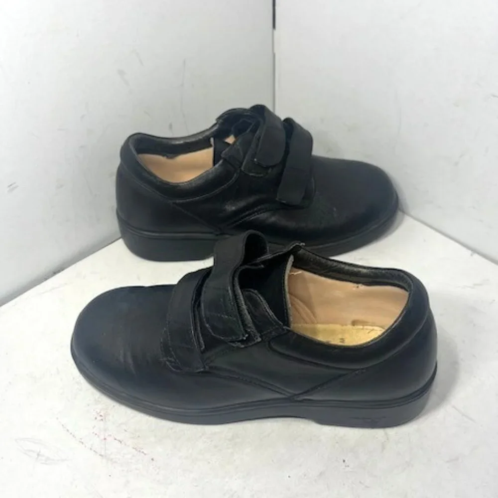 Apex Women's READ Diabetic Therapeutic Black Leather Shoes‎ Sz 7